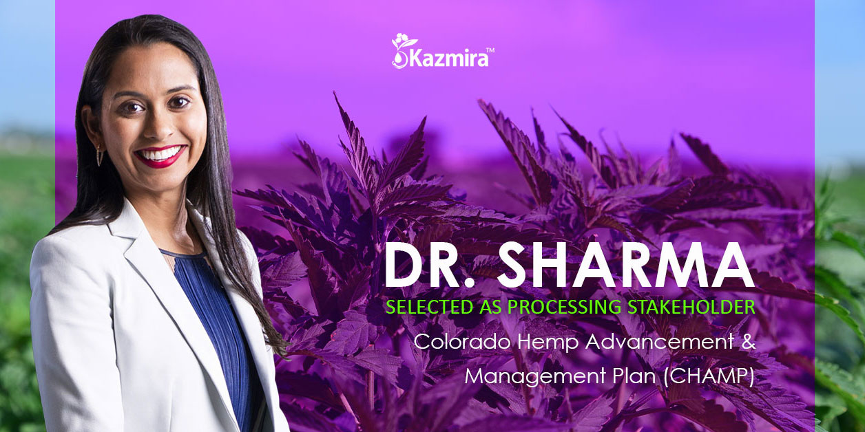 Dr. Sharma Chosen As Processing Stakeholder for CHAMP - Kazmira LLC Dr. Sharma Chosen As Processing Stakeholder for CHAMP - Kazmira LLC